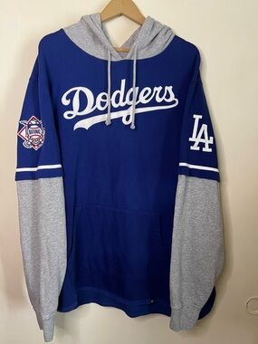 47 Brand LA Dodgers Trifecta Shortstop Pullover Hoodie Size 2XL SOLD OUT